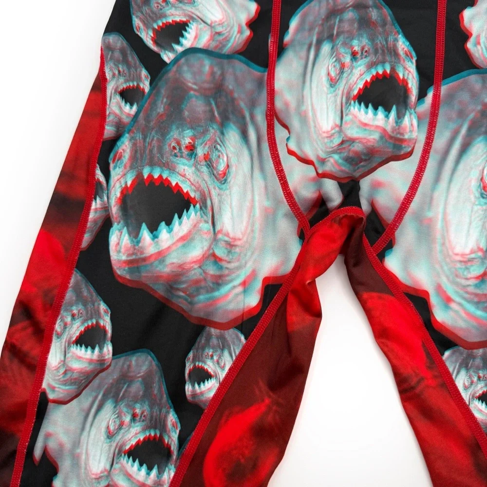 Ethika Piranha Nah Brah Boxer Briefs Mens Size Small Underwear 3D Glasses Fish